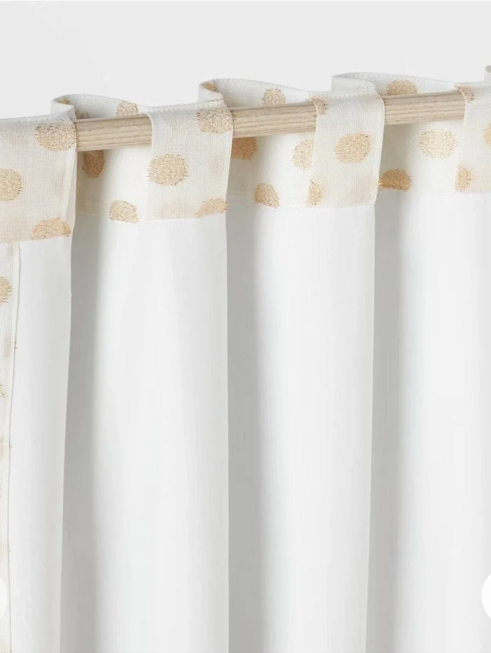 Pillowfort Metalic Dotted Kids' Blackout Window Curtain (1) Panel Size 42